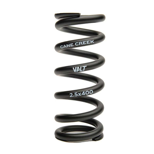 Cane Creek VALT Lightweight Steel Spring Coil Shock 2.25"/57mm x 350lbs BLK  Rear Shock Spring Cane Creek   