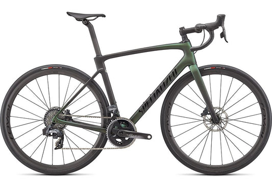 2022 Specialized roubaix pro bike chameleon silver green/black/spectraflair/black reflective 44 Bicycle Specialized   