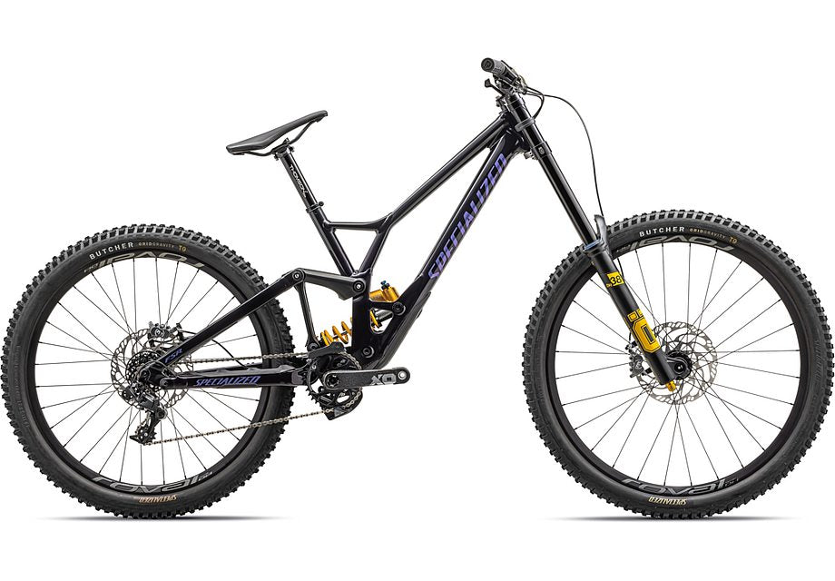 2023 Specialized demo race bike gloss midnight shadow / midnight shadow metallic fade / violet ghost pearl s4 Bicycle Specialized   