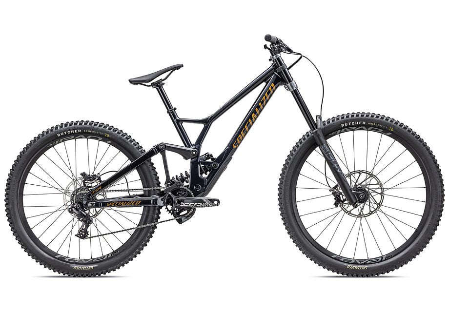 2023 Specialized demo expert bike gloss metallic dark navy / dark navy / harvest gold metallic s2 Bicycle Specialized   