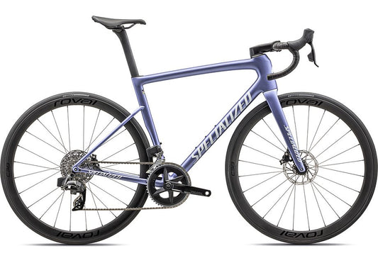 2024 Specialized tarmac sl8 expert bike satin powder indigo tint over silver dust / white 44 Bicycle Specialized   