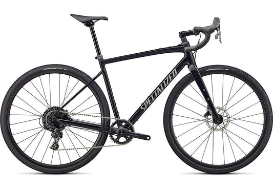 2022 Specialized diverge e5 comp bike gloss tarmac black/smoke/chrome/clean 58 Bicycle Specialized   