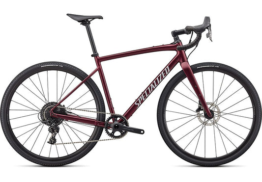 2022 Specialized diverge e5 comp bike satin maroon/light silver/chrome/clean 56 Bicycle Specialized   