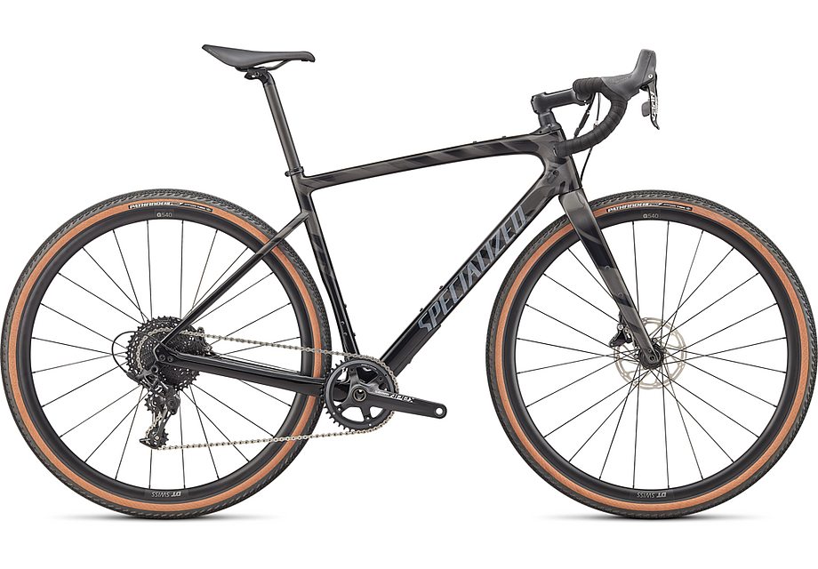2022 Specialized diverge sport carbon bike gloss smoke/black/transparent/chrome/wild 58 Bicycle Specialized   