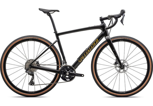 2023 Specialized diverge comp carbon bike gloss obsidian/harvest gold metallic 61 Bicycle Specialized   