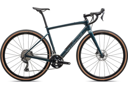 2023 Specialized diverge comp carbon bike gloss metallic deep lake granite/pearl 54 Bicycle Specialized   