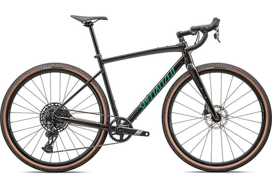 2024 Specialized diverge e5 comp bike gloss metallic obsidian/metallic pine green 58 Bicycle Specialized   