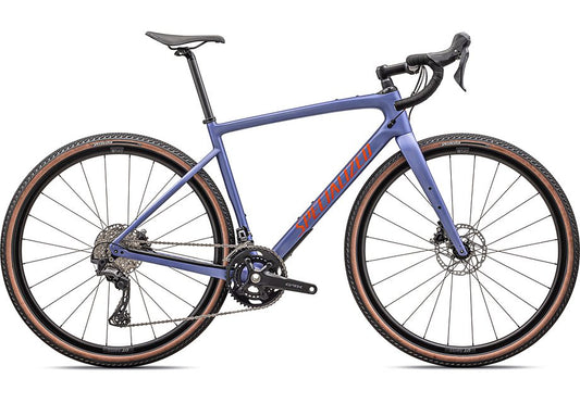 2024 Specialized diverge sport carbon bike satin purple indigo tint/purple indigo/amber glow 44 Bicycle Specialized   