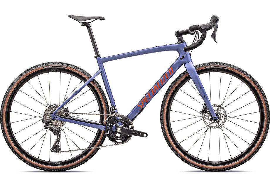 2024 Specialized diverge sport carbon bike satin purple indigo tint/purple indigo/amber glow 64 Bicycle Specialized   