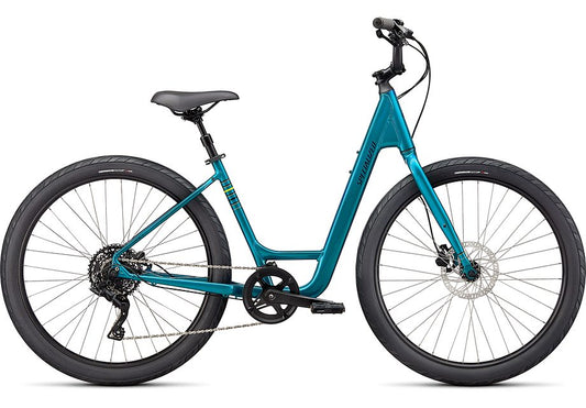2023 Specialized roll 3.0 low entry bike gloss teal tint / hyper green / satin black reflective s Bicycle Specialized   