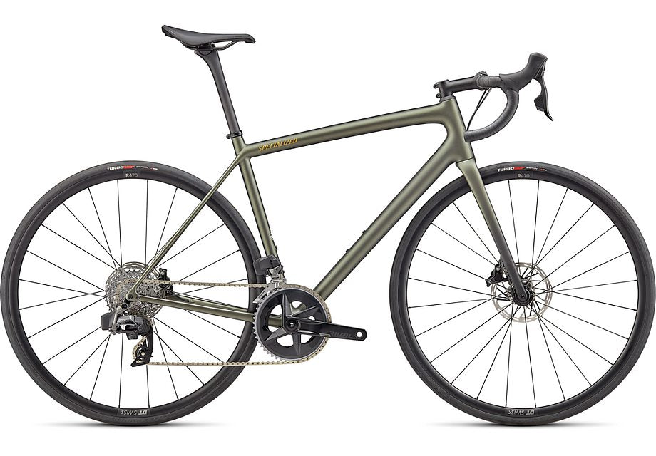2024 Specialized aethos comp bike satin metallic moss/gold/carbon fade 52 Bicycle Specialized   