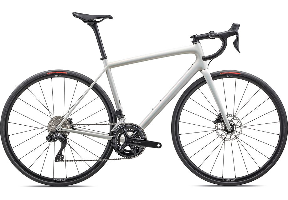 2023 Specialized aethos comp bike gloss 100% red ghost pearl over dune white/dune white 56 Bicycle Specialized   