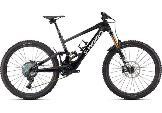 2022 Specialized kenevo sl S-Works carbon 29 bike gloss carbon / black /satin brushed dream silver / white s5 Bicycle Specialized   