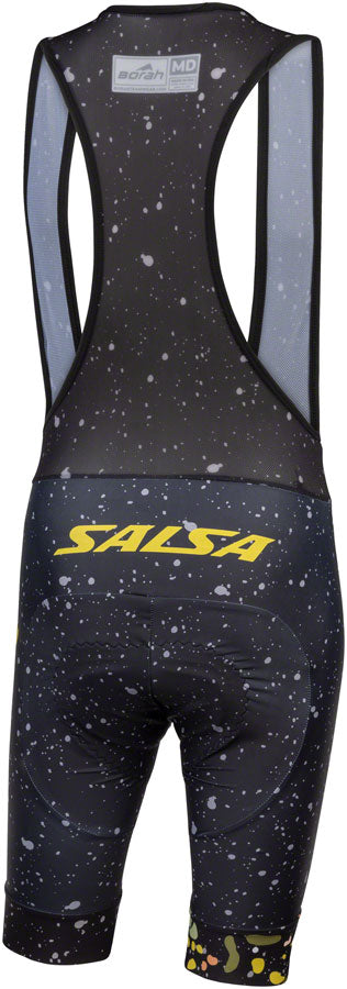 Salsa Mens Terrazzo Bib Short - Large Black Shorts and Pants Salsa   