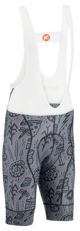 Salsa Team Gravel Story Bib Short - Mens Gray X-Large Shorts and Pants Salsa   