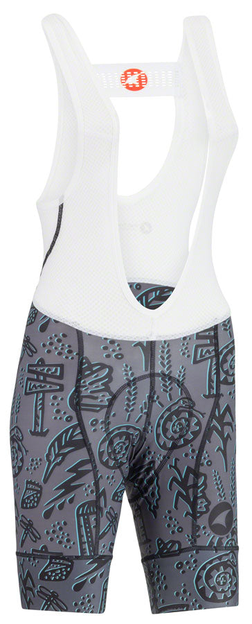 Salsa Team Gravel Story Bib Short - Womens Gray X-Large Shorts and Pants Salsa   