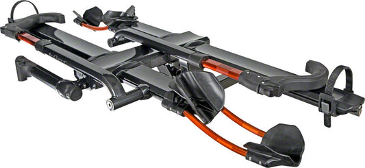 Kuat NV 2.0 Hitch Bike Rack - 2-Bike 1-1/4" Receiver Metallic Gray/Orange Auto Racks Kuat   