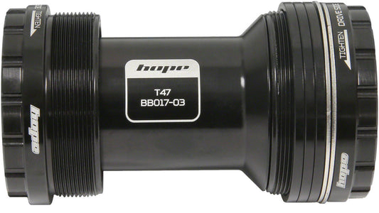 Hope T47 Bottom Bracket Bottom Bracket - 68/73mm For 30mm Spindle Stainless BLK Bottom Brackets Hope   