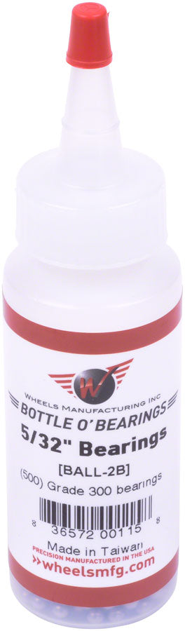 Wheels Manufacturing Grade 300 5/32" Loose Ball Bearing: Bottle of 500 Loose Ball Bearings Wheels Manufacturing   