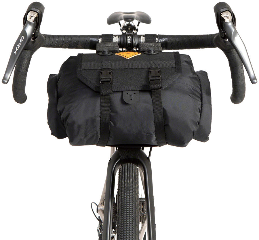 Restrap Bar Bag Handlebar Bag - Large Black/Black Handlebar Bags Restrap   