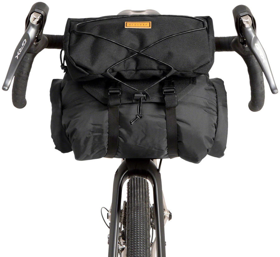 Restrap Bar Bag Handlebar Bag - Large Black/Black Handlebar Bags Restrap   