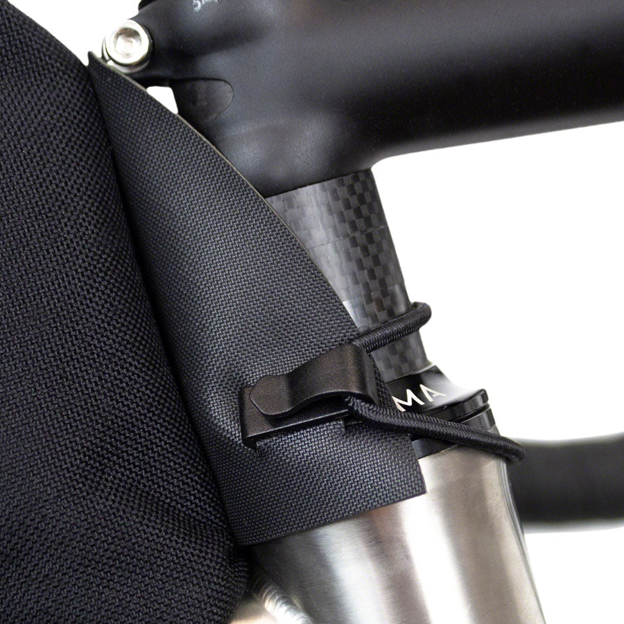 Restrap Bolt-On Top Tube/ Stem Bag - Black Top Tube/ Stem Bag Restrap   