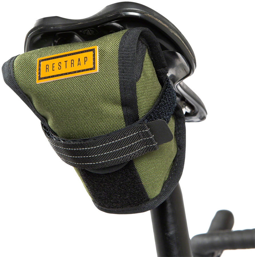 Restrap Tool Pouch Seat Bag - .6L Olive Seat Bag Restrap   