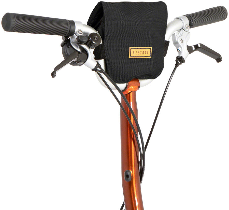 Restrap City Handlebar Bag - 1.2L Black Handlebar Bags Restrap   