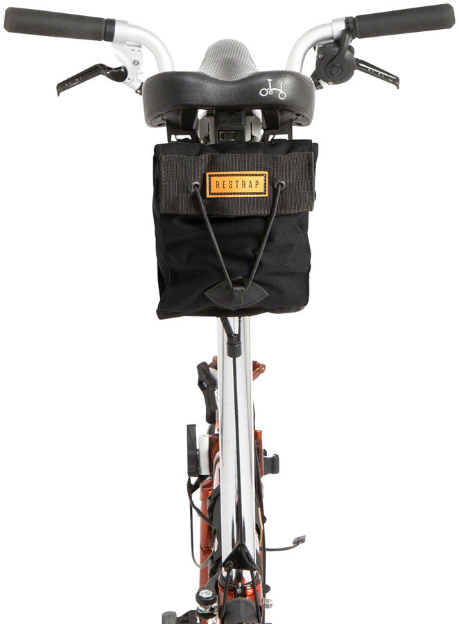 Restrap City Saddle Bag  - Small 1.2L Black Seat Bag Restrap   
