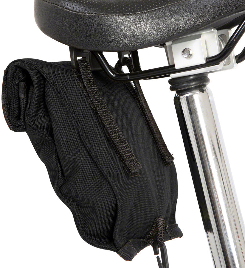 Restrap City Saddle Bag  - Small 1.2L Black Seat Bag Restrap   