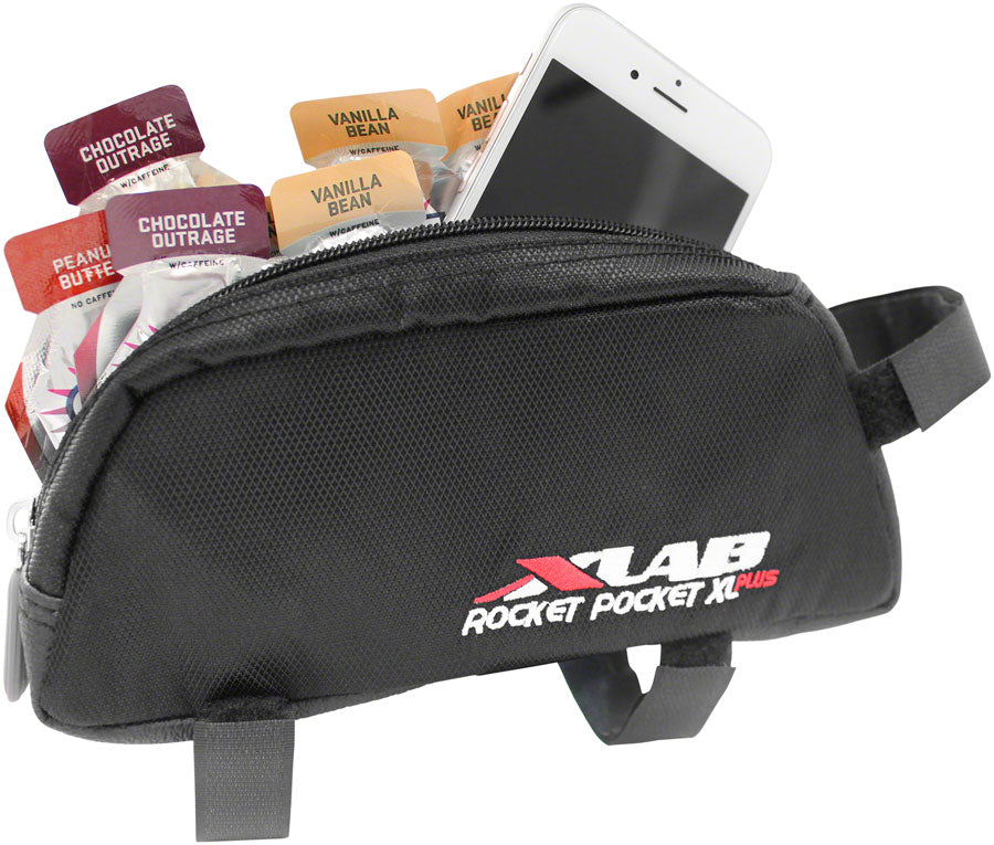 XLAB Rocket Pocket XL Plus Top Tube Bag Black Top Tube/ Stem Bag XLAB   