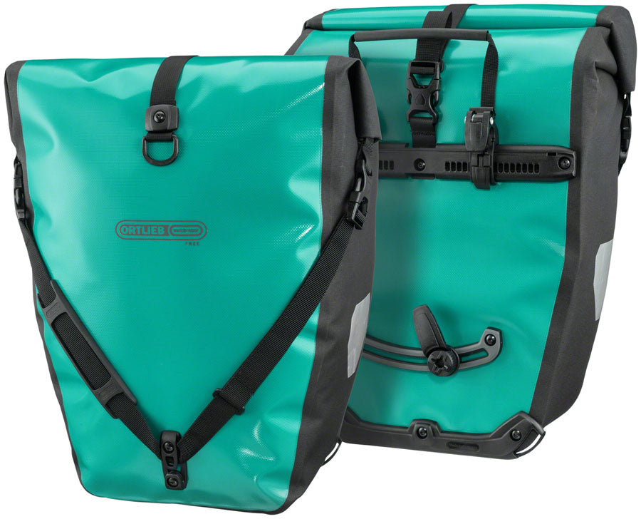 Ortlieb Back-Roller Free Pannier - 40L Pair Lagoon/Black Panniers Ortlieb   