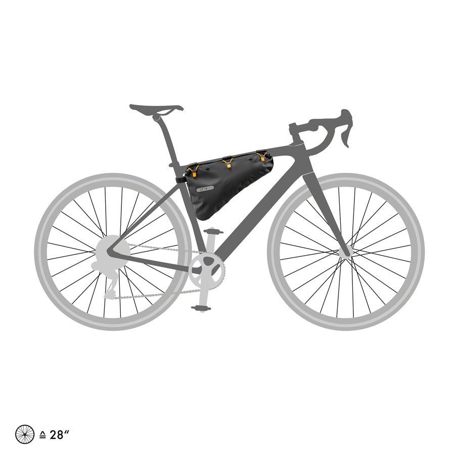Ortlieb RC Frame Pack - Triangle Roll Closure 4L Black Frame Pack Ortlieb   