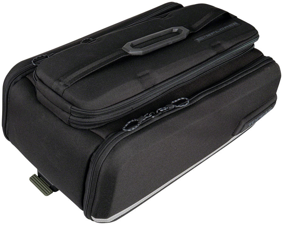 Topeak E-Xplorer Trunk Bag - With MTX QuickTrack 2 Mount - 26L Black Rack Bag Topeak   