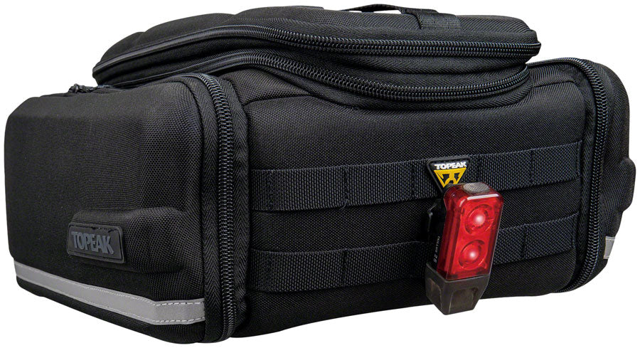 Topeak E-Xplorer Trunk Bag - With MTX QuickTrack 2 Mount - 26L Black Rack Bag Topeak   
