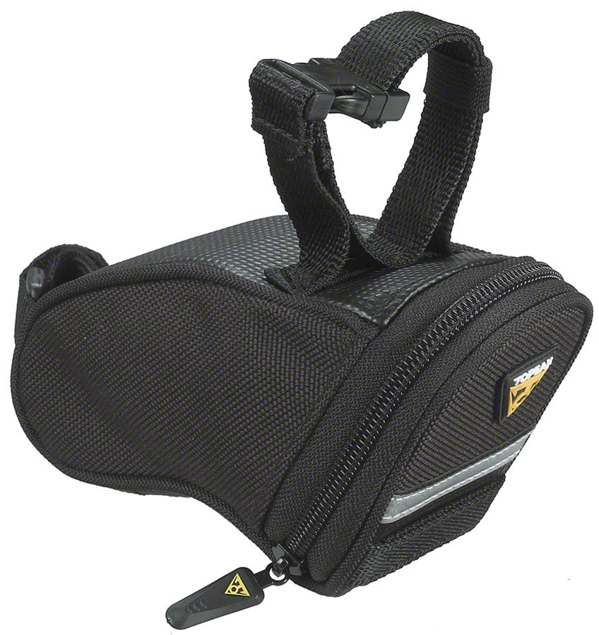 Topeak Aero Wedge Seat Bag - Strap-on Micro Black Seat Bag Topeak   