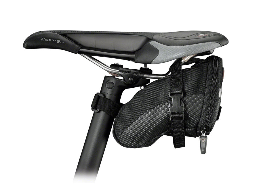 Topeak Aero Wedge Seat Bag - Strap-on Small Black Seat Bag Topeak   