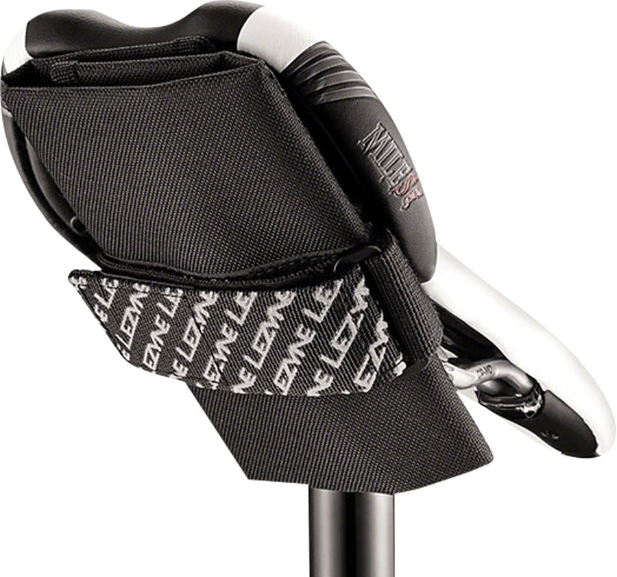 Lezyne Roll Caddy Bike Essentials Organizer Saddle Mount: Black Seat Bag Lezyne   
