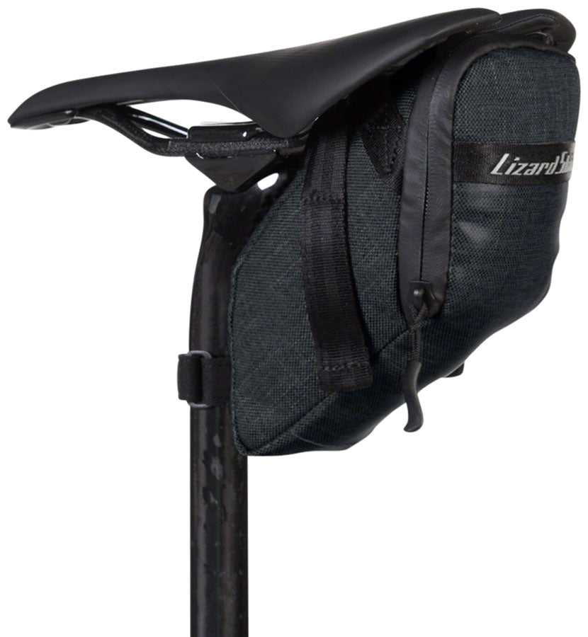 Lizard Skins Mega Cache Saddle Bag - Black Seat Bag Lizard Skins   