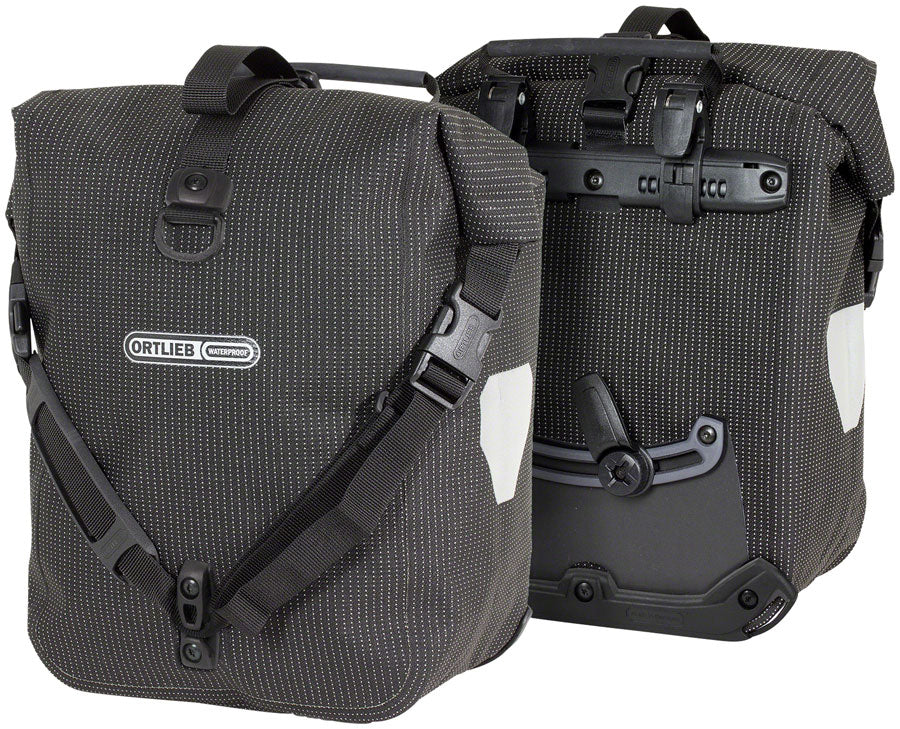 Ortlieb Sport-Roller High Visibility: 25 Liter Pair Black Panniers Ortlieb   