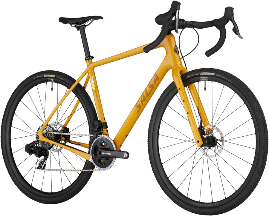 Salsa Warbird C Force AXS Wide Bike - 700c Carbon Mustard Yellow 49cm All-Road Bike Salsa   