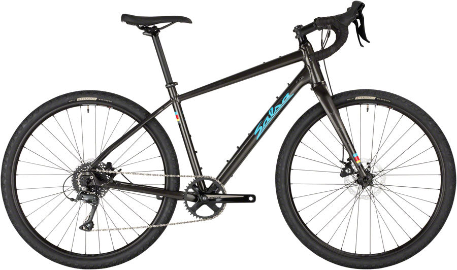 Salsa Journeyer Advent 650 Bike - 650b Aluminum Black 49cm All-Road Bike Salsa   
