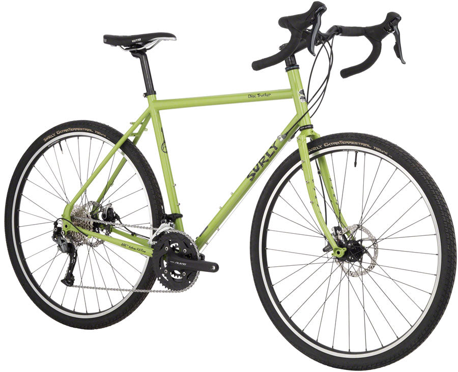 Surly Disc Trucker Bike - 700c Steel Pea Lime Soup 56cm Touring Bike Surly   
