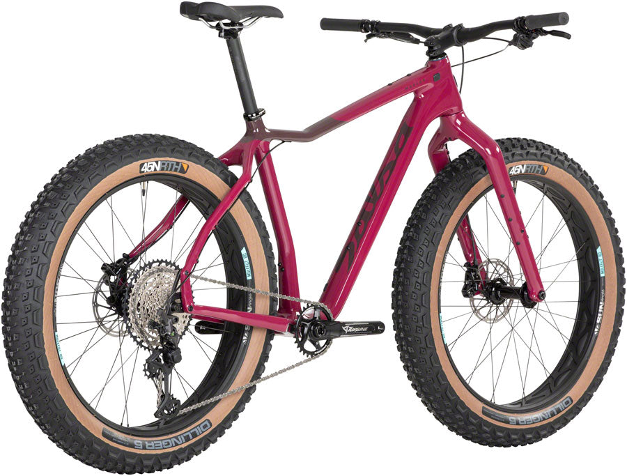 Salsa Mukluk Carbon XT Fat Tire Bike - 26" Carbon Purple Large Fat Bike Salsa   