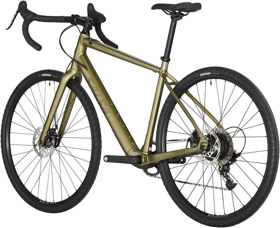Salsa Confluence Drop Bar Apex 1 Ebike - 700c Aluminum Avocado Green 53cm All-Road Ebike Salsa   