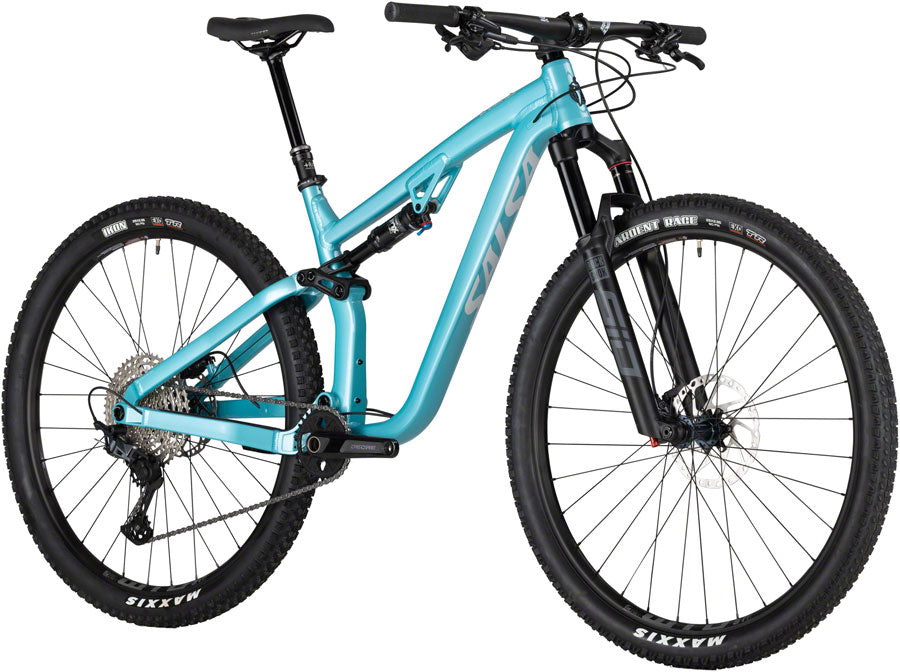 Salsa Spearfish SLX Bike - 29" Aluminum Teal Large Mountain Bike Salsa   