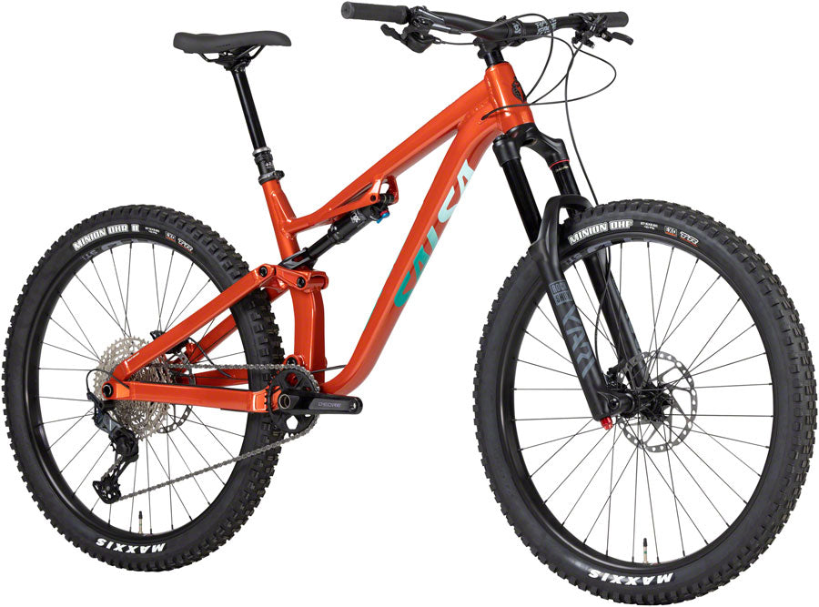 Salsa Rustler SLX Bike - 27.5" Aluminum Orange X-Large Mountain Bike Salsa   