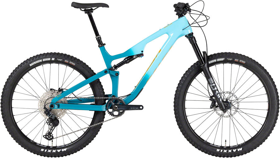 Salsa Rustler Carbon SLX Bike - 27.5" Carbon Teal Fade X-Large Mountain Bike Salsa   