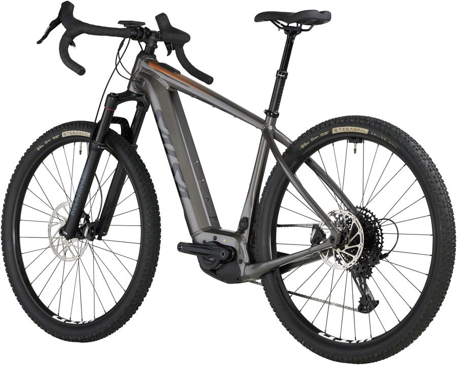 Salsa Tributary Apex Eagle SUS Ebike - 29" Aluminum Charcoal X-Large All-Road Ebike Salsa   
