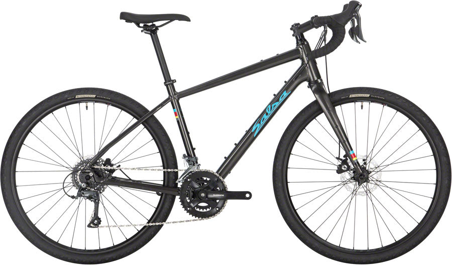 Salsa Journeyer 2.1 Claris 650 Bike - 650b Aluminum Black 51cm All-Road Bike Salsa   